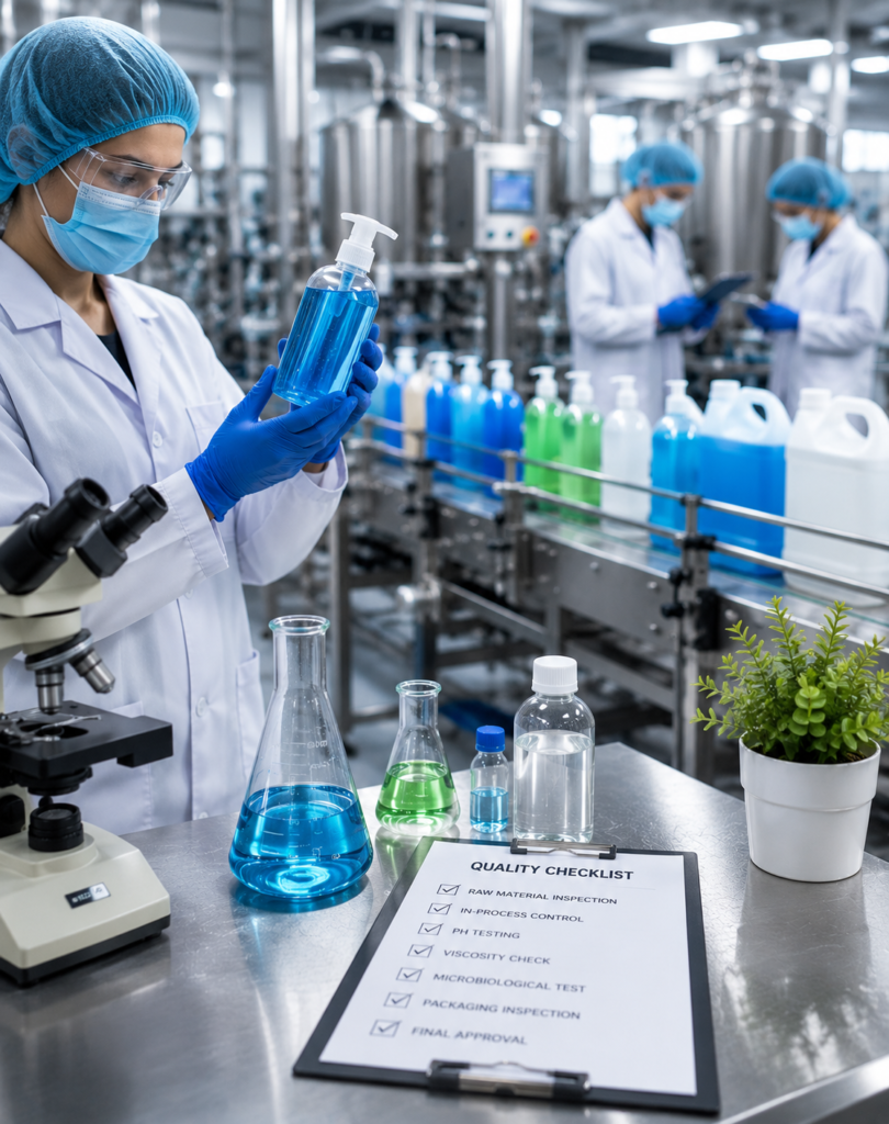 quality control process in our factory image