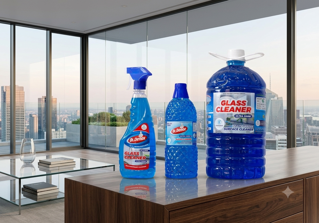 glass cleaner below banner image
